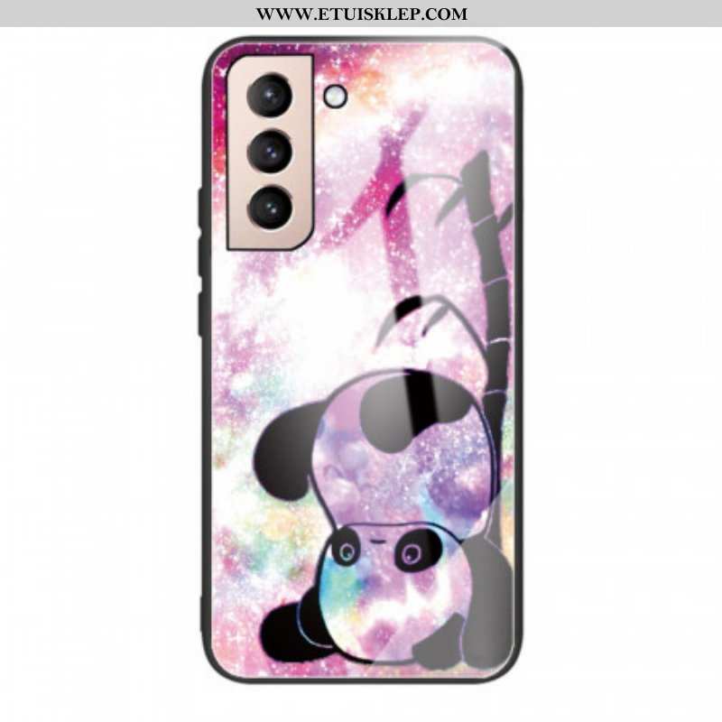 Etui do Samsung Galaxy S22 5G Panda I Bambusowe Szkło Hartowane